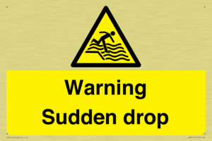 Warning Sudden drop
